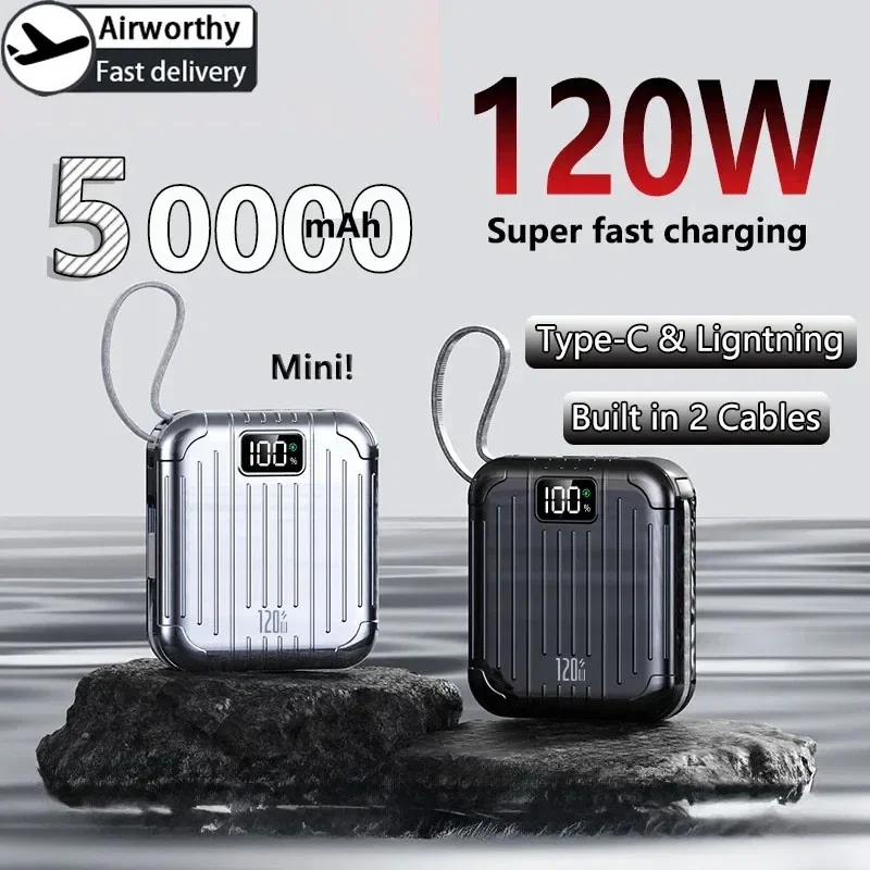 PowerBank Mini Ringkas 50000mA - Solar Emergency Charger ulasan dan harga