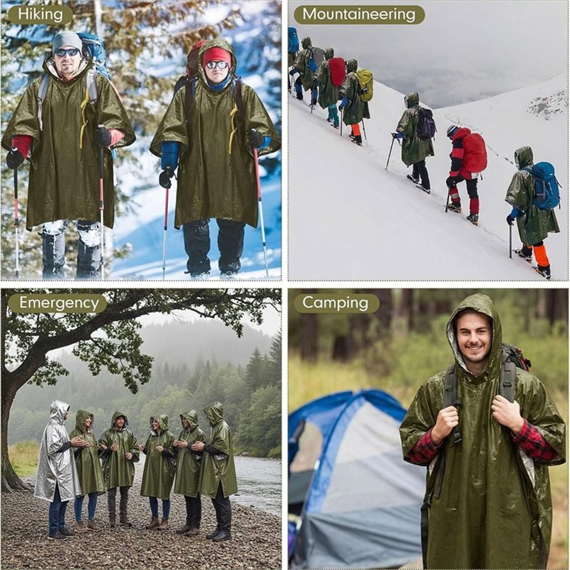 ABGH – Ponco Hujan Tahan Air u - Emergency Poncho Rain ulasan dan harga