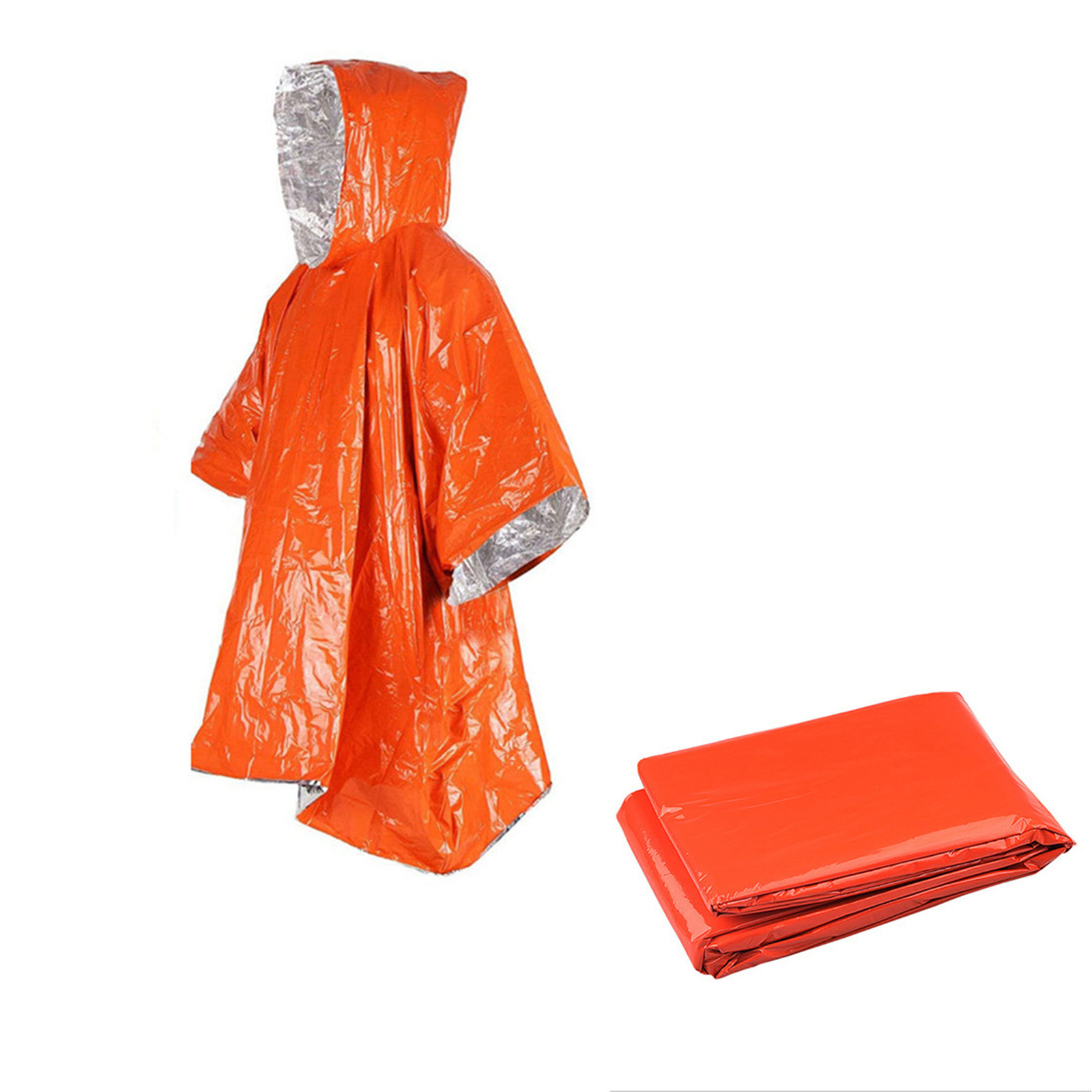 Ponco Hujan Film Aluminium Sek - Emergency Poncho Rain ulasan dan harga